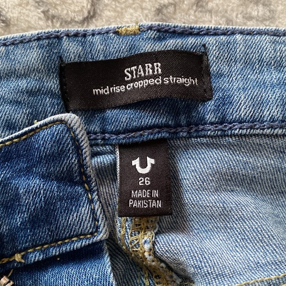 True Religion Blue Straight Leg Jeans Classic Denim - Picture 5 of 5